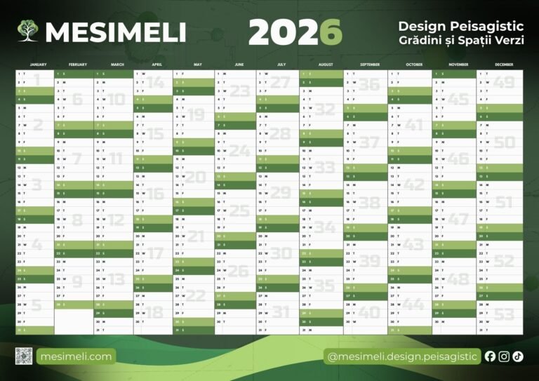 Calendar Planner pentru Mesimeli